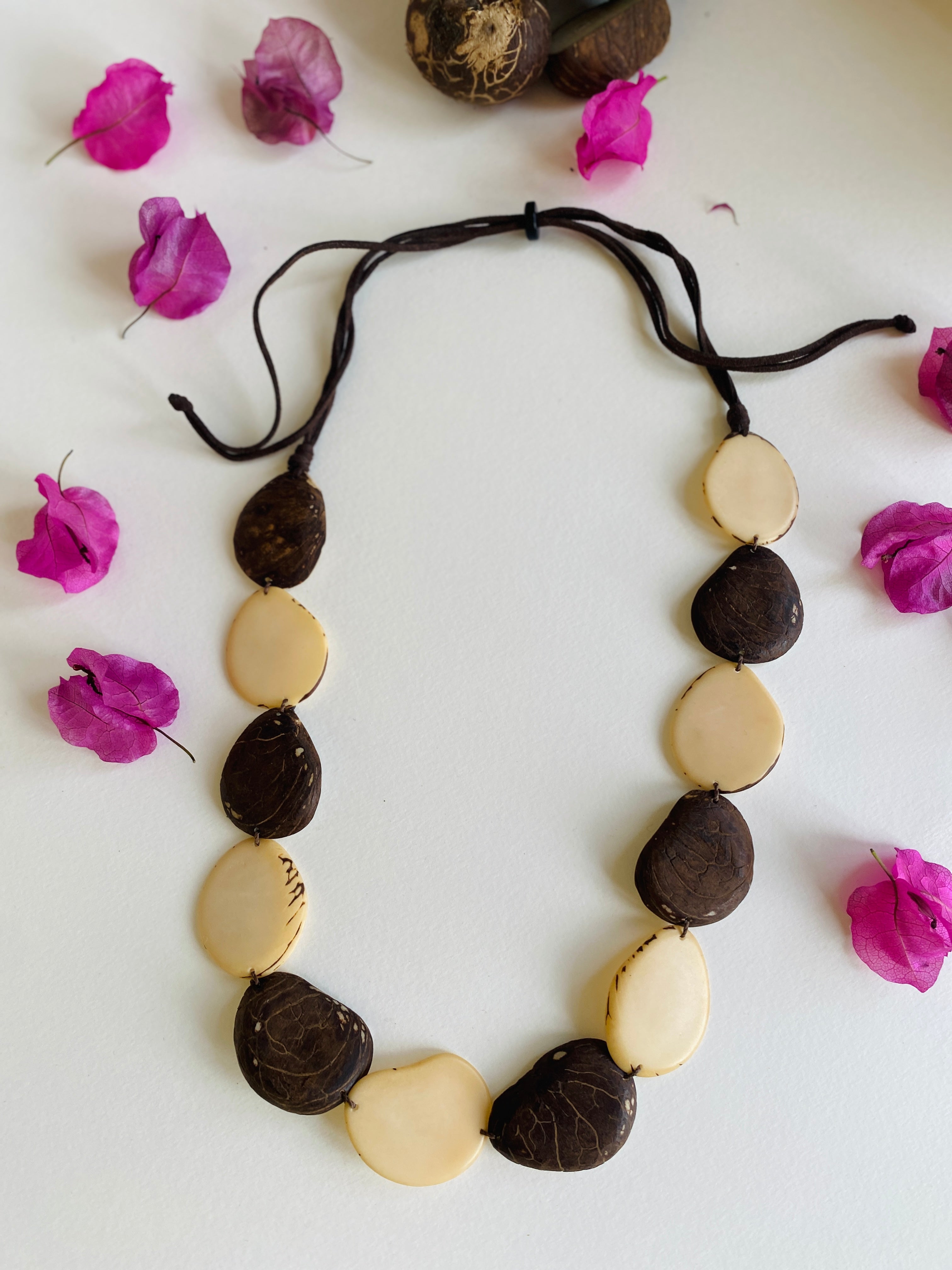 Natural Seed Tagua Necklace